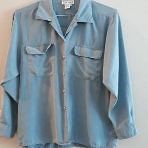 100% silk blouse